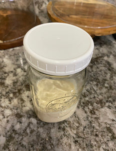 Wide mouth plastic mason jar lids